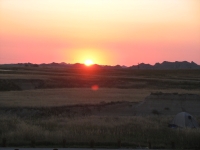 Badlands Sunset